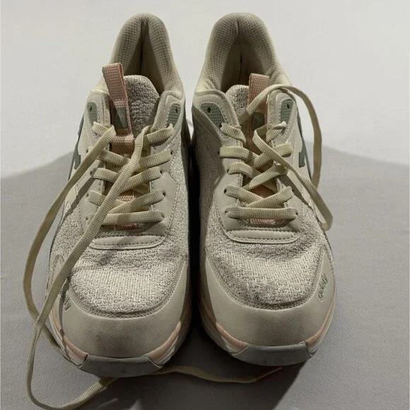 GDEFY Gravity Defyer Energiya Beige Pink Green Gym Athletic Shoes Womens Sz 9 - Picture 3 of 9